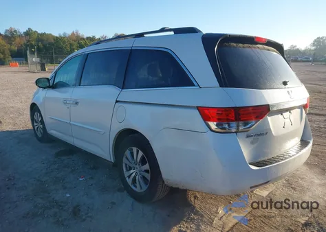 2015 Honda Odyssey Ex-L from USA, damaged, VIN 5FNRL5H62FB115682